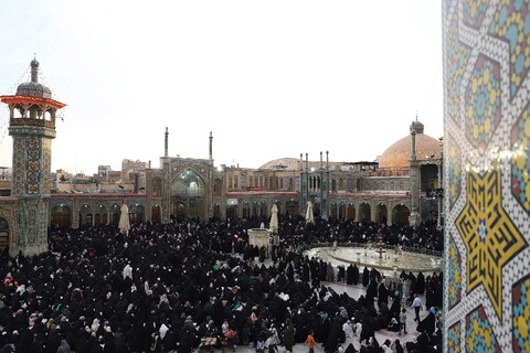 مراسم قراءة دعاء عرفة في مرقد السيدة فاطمة المعصومة (عليها السلام)