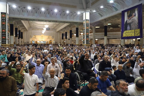 مراسم قراءة دعاء عرفة في مرقد السيدة فاطمة المعصومة (عليها السلام)