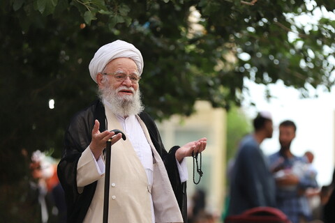 مراسم قراءة دعاء عرفة في مرقد السيدة فاطمة المعصومة (عليها السلام)