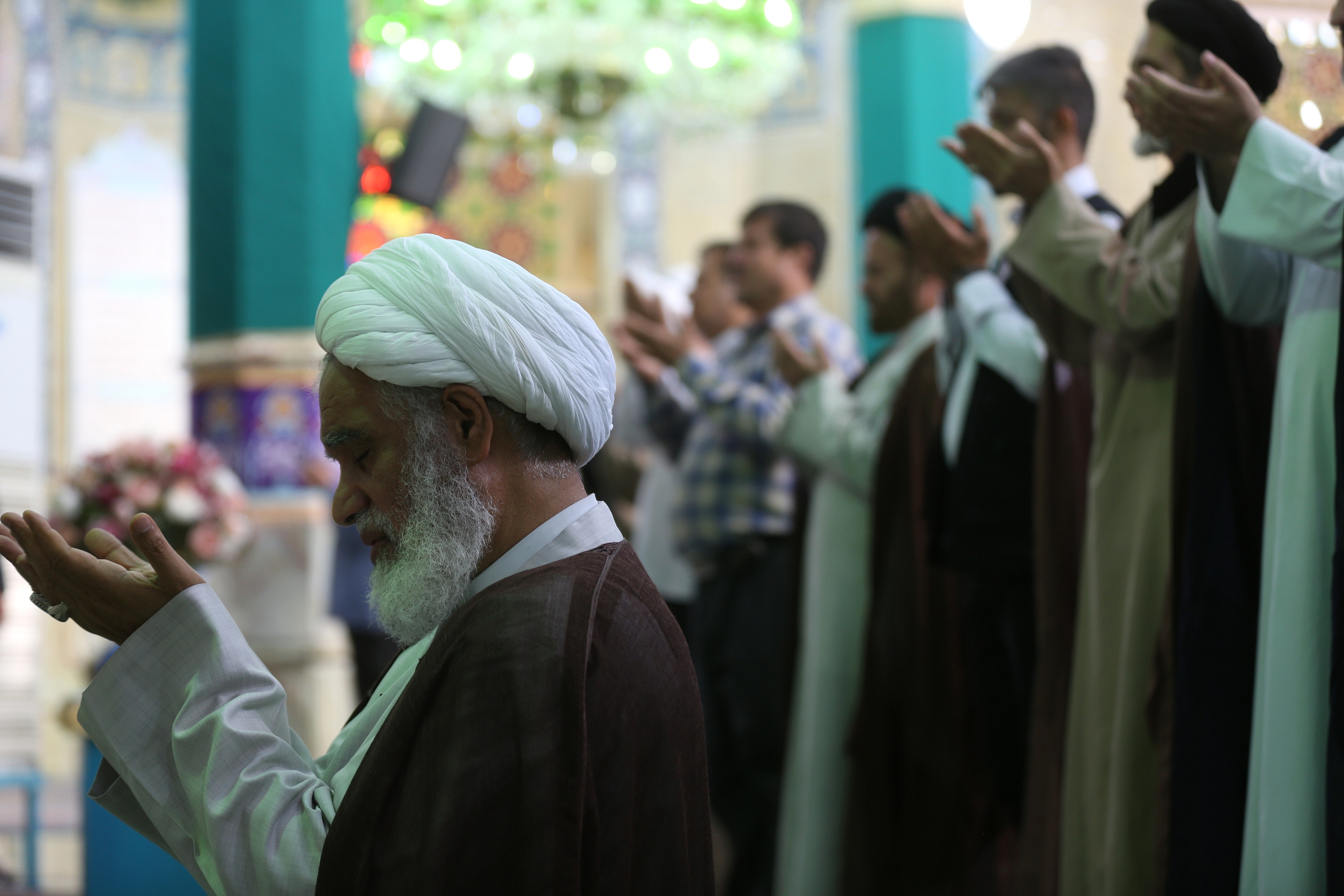 تصاویر/ اقامه نماز عید سعید قربان در مسجد مقدس جمکران