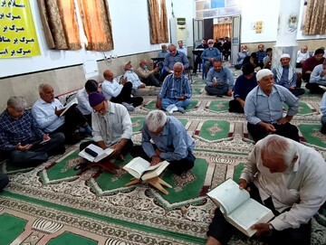 دعای عرفه در آبپخش به روایت تصویر