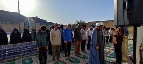تصاویر/ نماز عید قربان در شهرستان بشاگرد
