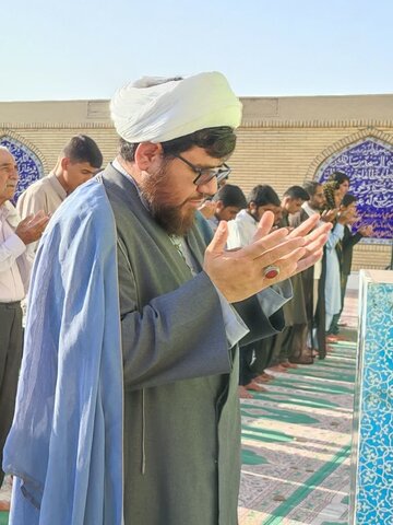 تصاویر/ نماز عید قربان در شهرستان بشاگرد