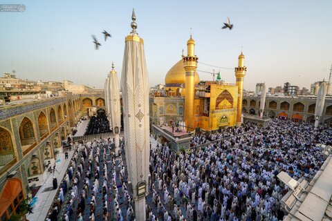 إقامة صلاة عيد الأضحى المُبارك في صحن أمير المؤمنين (عليه السلام)