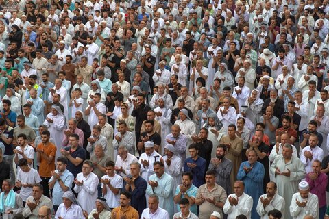 إقامة صلاة عيد الأضحى المُبارك في صحن أمير المؤمنين (عليه السلام)