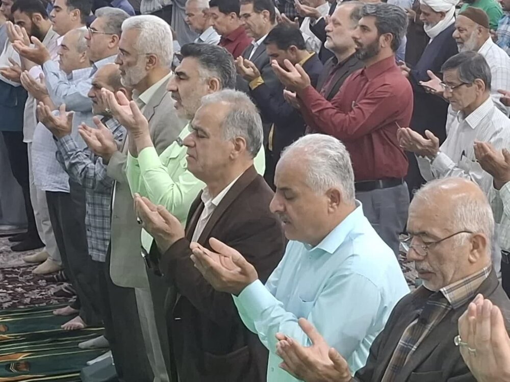 نماز عید سعید قربان در کاشان اقامه شد + تصاویر