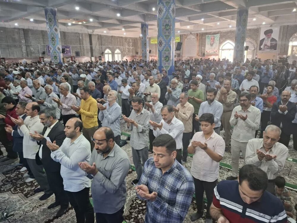 نماز عید سعید قربان در کاشان اقامه شد + تصاویر