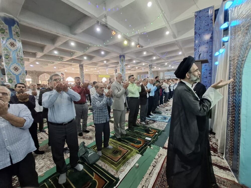 نماز عید سعید قربان در کاشان اقامه شد + تصاویر