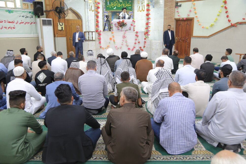 إمام جمعة النجف: من أعظم الحسنات التي سجّلها العراقيون انتصارات الحشد الشعبي