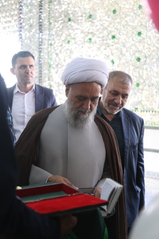 اتاق عقد حرم مطهر حضرت محمدهلال بن علی(ع) افتتاح شد+عکس