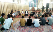 نوجوانان آرمانی منطقه ۲۱ تهران پای کار مساجد