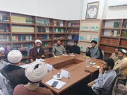 تصاویر / برگزاری جلسه کرسی آزاد اندیشی در مدرسه علمیه خان شهرستان یزد