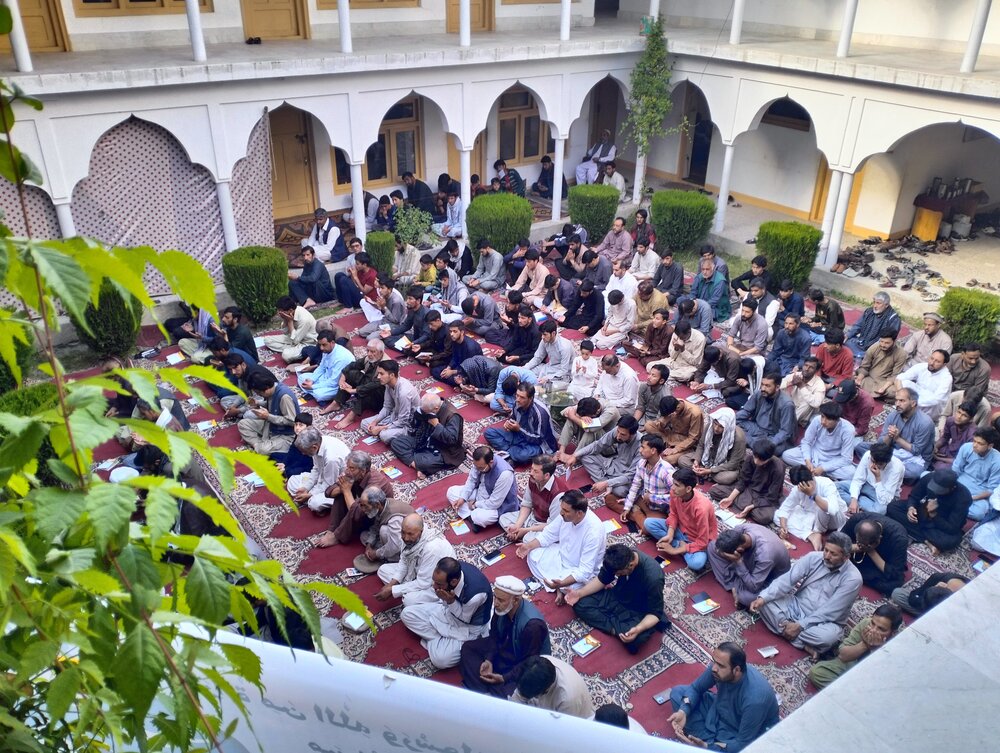 جامعۃ النجف سکردو میں یومِ عرفہ کی مناسبت سے عظیم الشان اجتماع