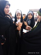 تصاویر/ تبلیغ خواهران مبلغ لرستانی برای ورود علاقه مندان به حوزه علمیه