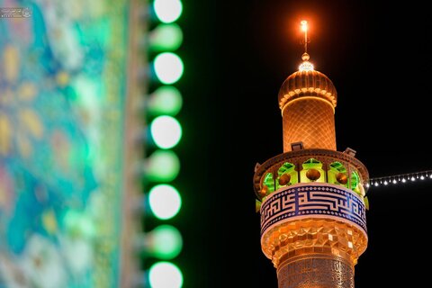 نشر معالم الزينة والفرح في العتبة العلوية بمناسبة حلول عيد الغدير