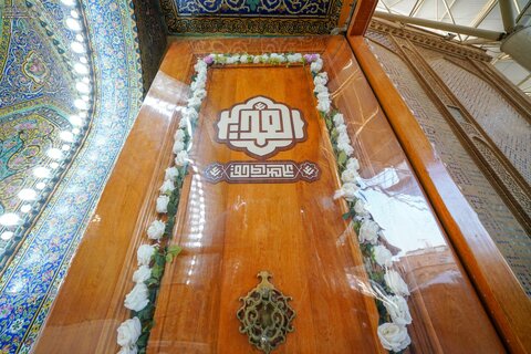 نشر معالم الزينة والفرح في العتبة العلوية بمناسبة حلول عيد الغدير