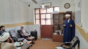 برگزاری آزمون شفاهی استادی فراگیر در حوزه علمیه خوزستان + تصاویر