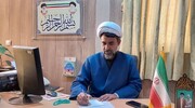 تبریک رئیس اداره تبلیغات اسلامی زابل به حجت‌الاسلام‌ مجید پوراندخت