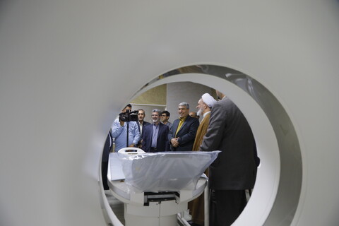 تصاویر / آیین افتتاح نخستین دستگاه سی تی آنژیوگرافی در قم