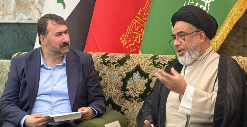 المرجع الشيخ بشير النجفي يثمن الجهود الإنسانية الكبيرة التي تقدمها العتبة الحسينية لعموم أبناء الشعب العراقي