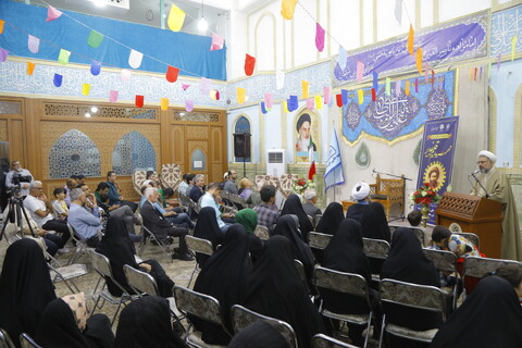 تصاویر / همایش "مهرواره قلم و غدیر" در بقعه مطهر علی بن بابویه قمی(ره)