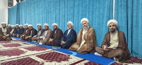تصاویر/ حضور نماینده ولی فقیه در اردبیل در حوزه علمیه میاندوآب