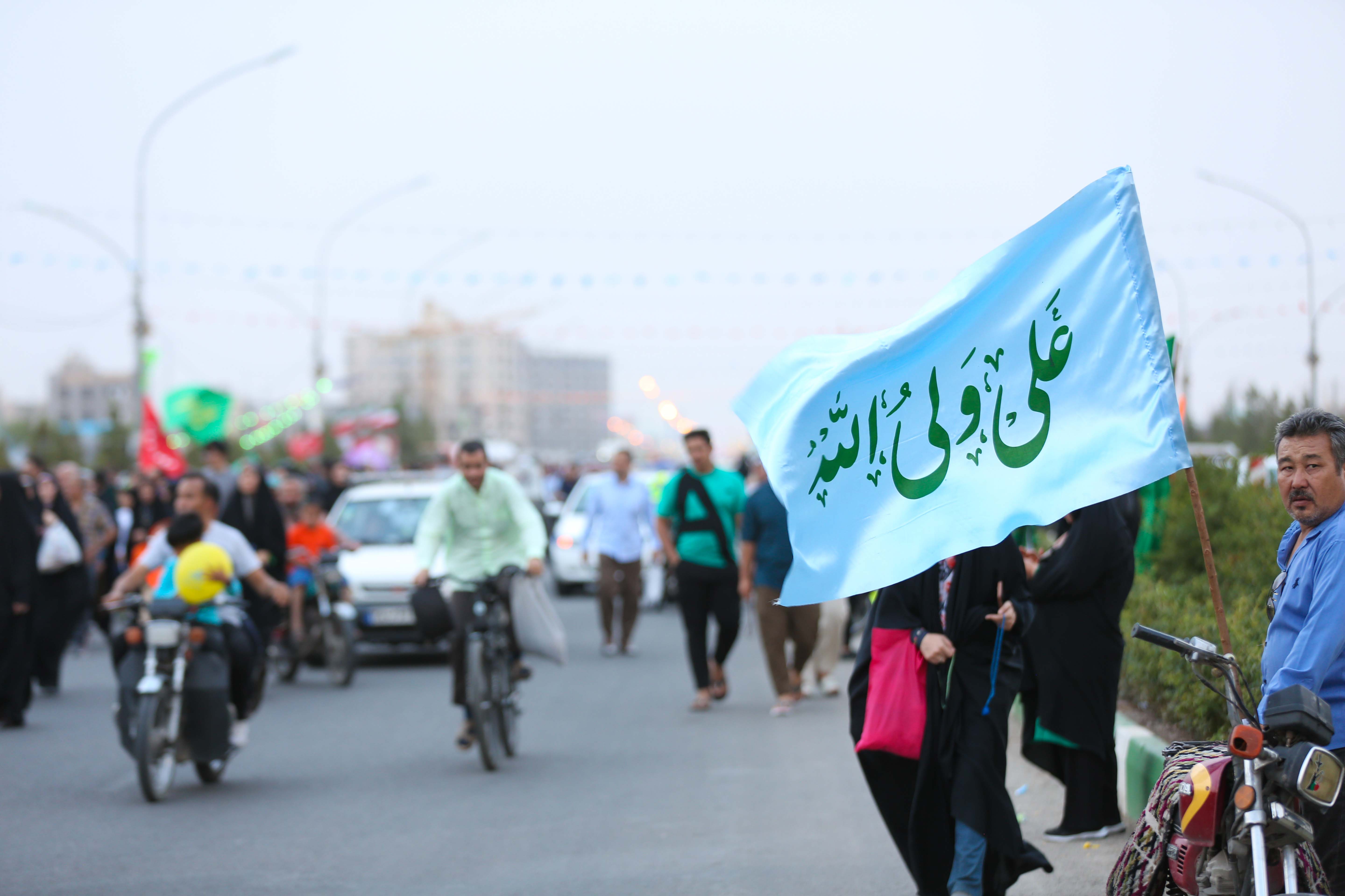 تصاویر/ جشن عید غدیر در بلوار پیامبر اعظم(ص)