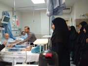 تصاویر/ دیدار مدیر موسسه آموزش عالی ریحانة الرسول ساوه از مادران و نوزادان تازه متولد شده