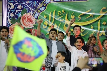 تصاویر/ برگزاری عید غدیر خم در موکب پیامبر اعظم (ص) مدرسه خاتم الانبیاء سنندج