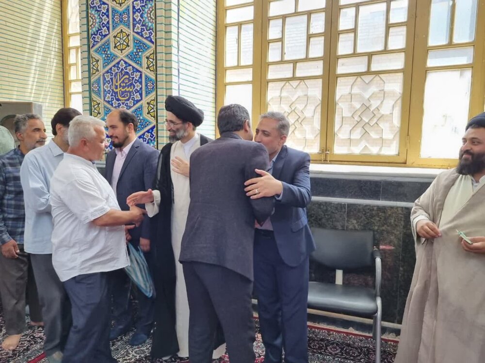 جشن بزرگ عید غدیر در مسجد صادقیه کاشان برگزار شد+ تصاویر