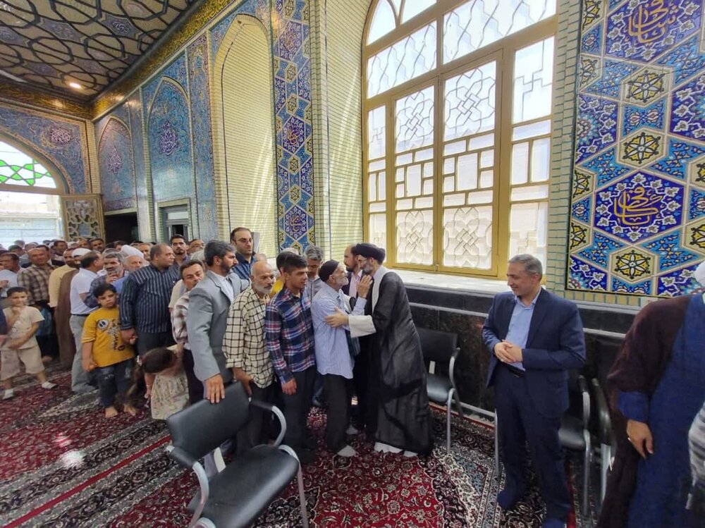 جشن بزرگ عید غدیر در مسجد صادقیه کاشان برگزار شد+ تصاویر