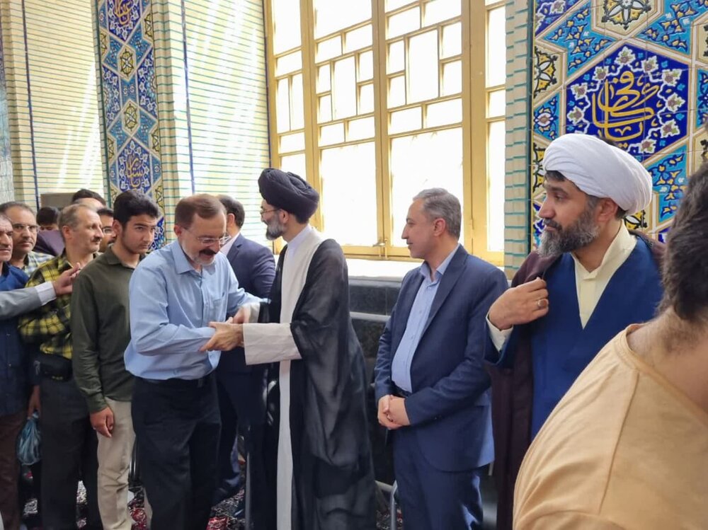 جشن بزرگ عید غدیر در مسجد صادقیه کاشان برگزار شد+ تصاویر