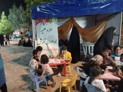 تصاویر/ جشن بزرگ غدیر غرفه کودک مدرسه علمیه خواهران تفرش