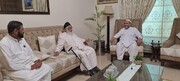 آیت اللہ حافظ سید ریاض حسین نجفی کی علامہ عارف حسین واحدی سے ملاقات / مختلف مذہبی و ملی امور پر گفتگو
