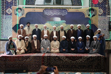 تصاویر/  آیین عمامه گذاری طلاب مدرسه علمیه ولایت تهران توسط آیت الله اعرافی