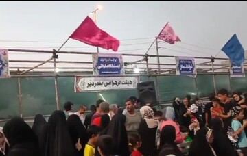 فیلم| جشن مردمی غدیر در ساحل دیّر