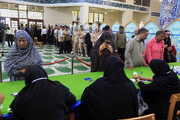 تصاویر/ حضور بندرعباسی‌ها پای صندوق‌های رای