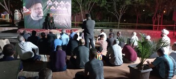 تصاویر/مراسم یادبود چهلم شهدای خدمت در ساوه