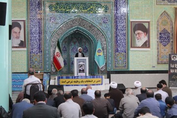 تصاویر/  آیین عبادی سیاسی نماز جمعه تکاب