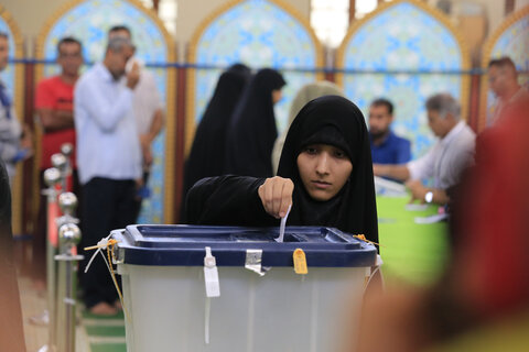 تصاویر| حضور بندرعباسی‌ها پای صندوق‌های رای