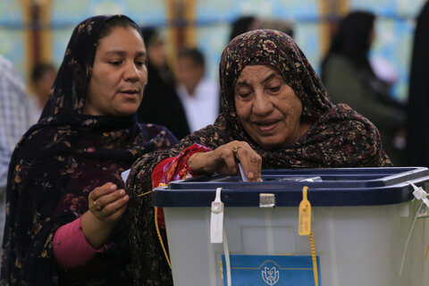 تصاویر| حضور بندرعباسی‌ها پای صندوق‌های رای