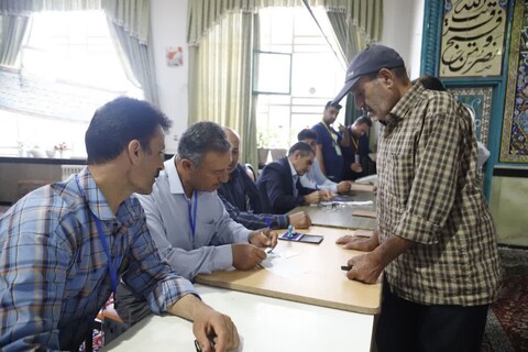 تصاویر / برگزاری انتخابات ریاست جمهوری در شهرستان بهار