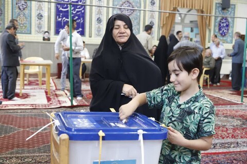 تصاویر / برگزاری انتخابات ریاست جمهوری در شهرستان بهار