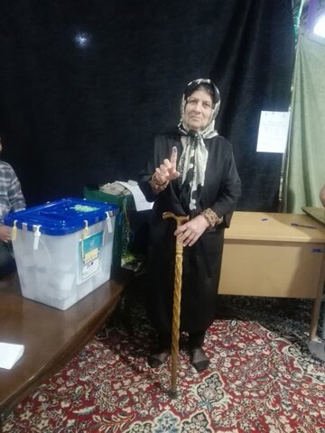 تصاویر/حضور پرشور مردم سنجان در انتخابات ریاست‌جمهوری