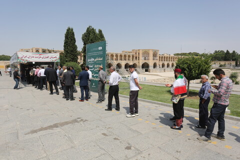 حضور حماسی مردم اصفهان در چهاردهمین دروه انتخابات ریاست جمهوری‎