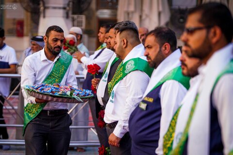 خدَمُ العتبةِ العلويّةِ المقدّسةِ يستذكرون يوم المباهلة