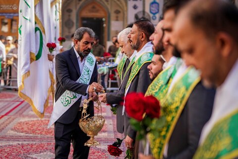 خدَمُ العتبةِ العلويّةِ المقدّسةِ يستذكرون يوم المباهلة