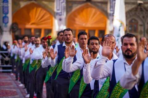 خدَمُ العتبةِ العلويّةِ المقدّسةِ يستذكرون يوم المباهلة