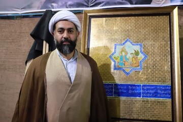 تابلوی شهید رئیسی به نام " مهمان امام رضا علیه السلام" رونمایی شد+ عکس