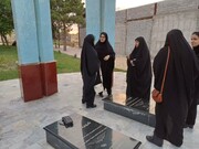رزمایش کاروان جهاد تبیین حوزه علمیه خواهران مدرسه ولی‌عصر(ع) گرمی+ عکس
